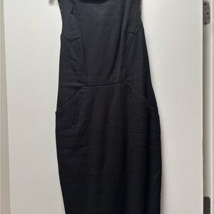 Boden Seam Detail Martha Dress in Black